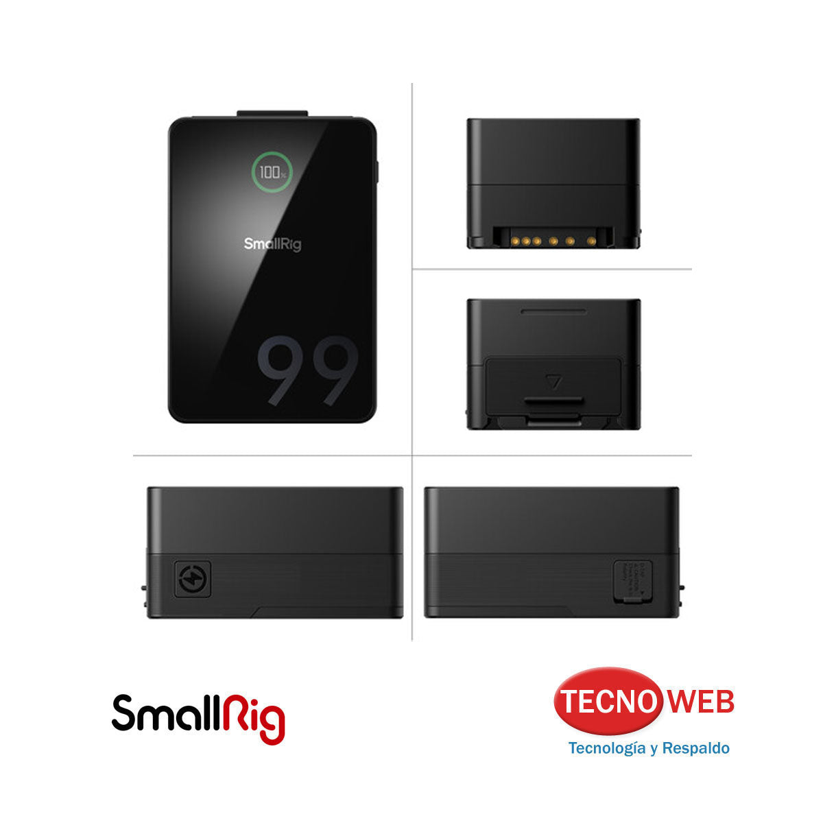 Batería mini VMount  Para Cámaras y Luces  SmallRig VB99 Pro - 4292