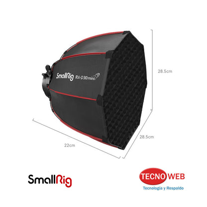 Softbox Parabólica 29cm SmallRig RA-D30 Para Rc 60B 4358