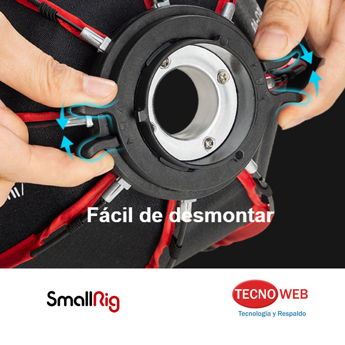 Softbox Parabólica 29cm SmallRig RA-D30 Para Rc 60B 4358