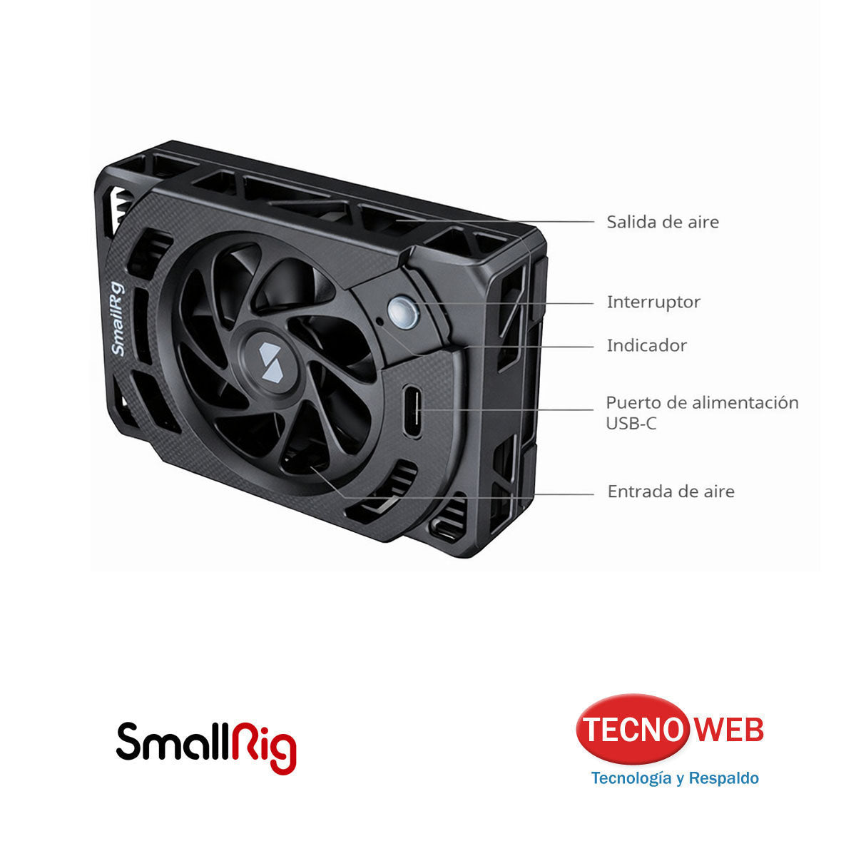 Cooling Fan SmallRig 5152 Ventilador para Cámaras Sony