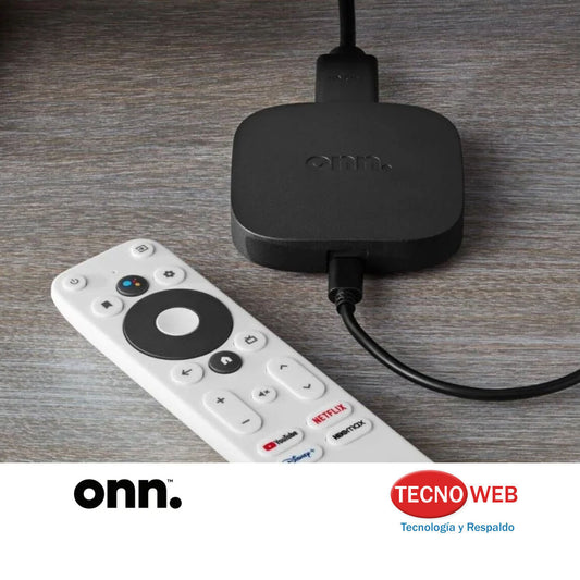 Tv Box Onn Google Tv 4k HDMI con Control Tipo Chromecast