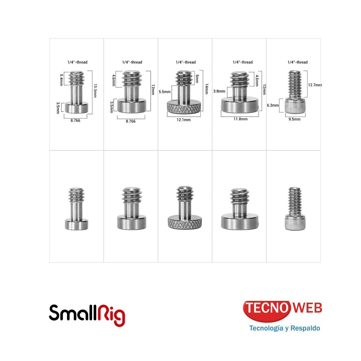 Kit De Tornillos Varias Medidas Smallrig Aak2326