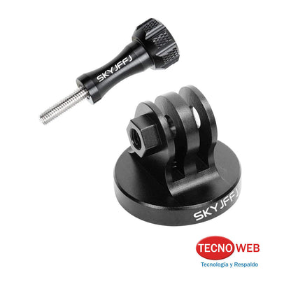 Adaptador De Aluminio Para Trípode Con Agarre Compatible Con Cámara GoPro