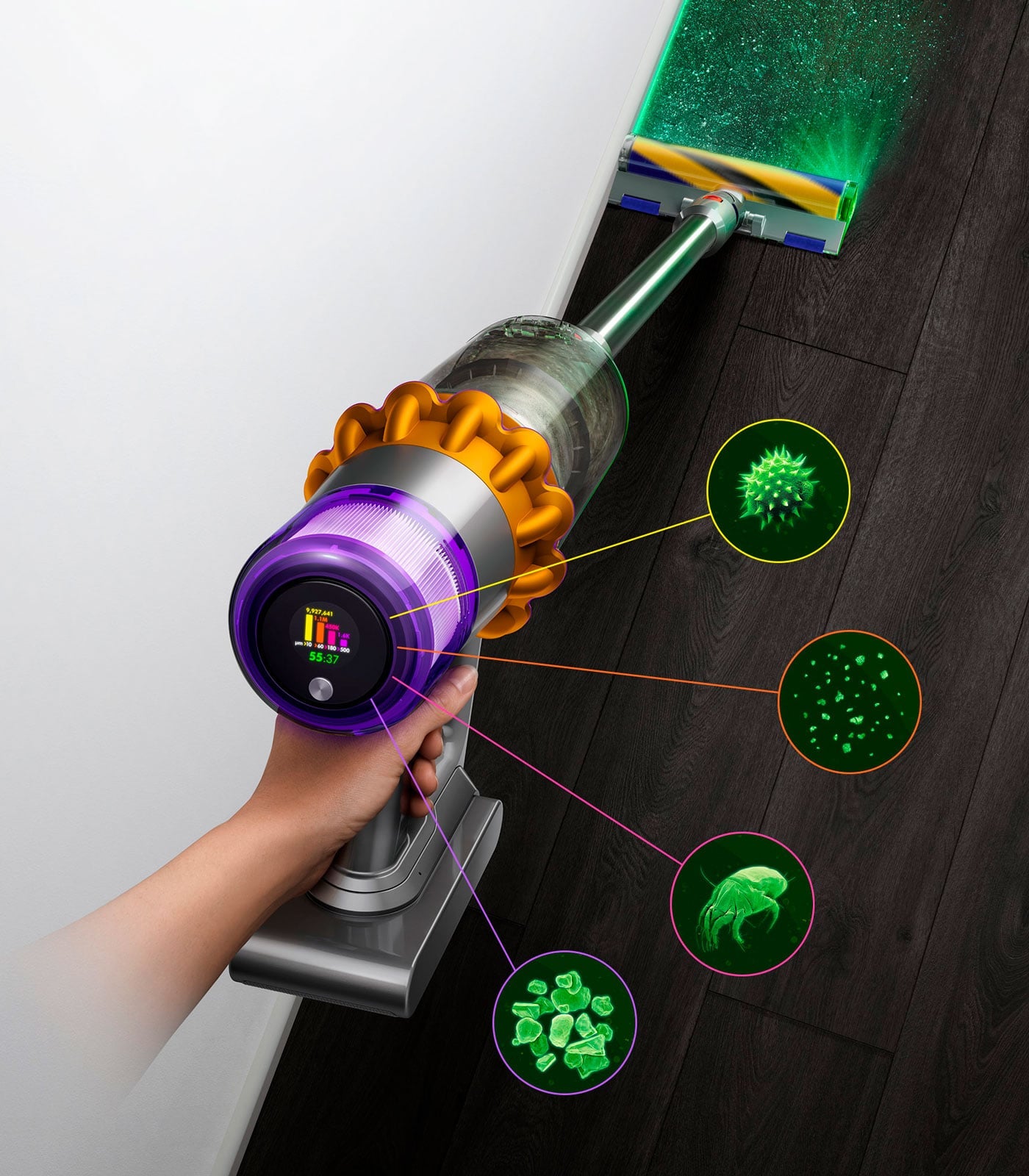 Aspiradora Inalámbrica Dyson V15 Detect Total Clean Extra - REF