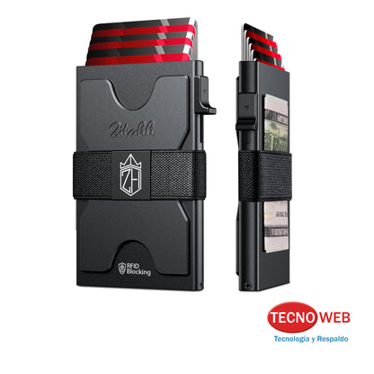 Billetera de Seguridad Tarjetero RFID Aluminio Zitahli