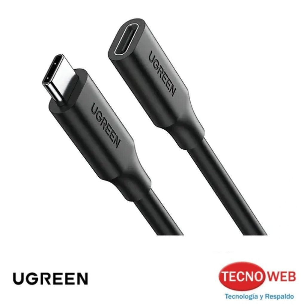 Cable Extensor USB-C a USB-C 10Gbps 100W Ugreen US353