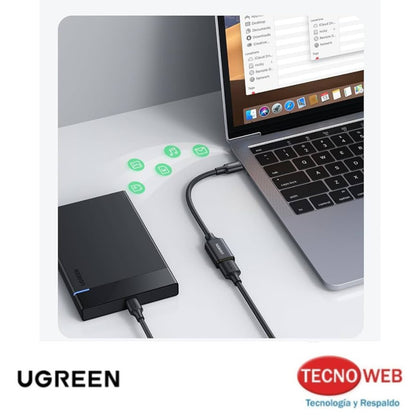 Cable Extensor USB-C a USB-C 10Gbps 100W Ugreen US353