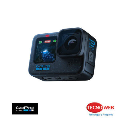 Cámara GoPro Hero 12 Black  Sumergible - Video 5.3K -  Estabilizador