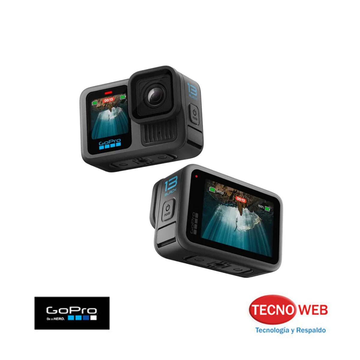 Cámara GoPro HERO13 Black con estabilización y grabación 5.3K