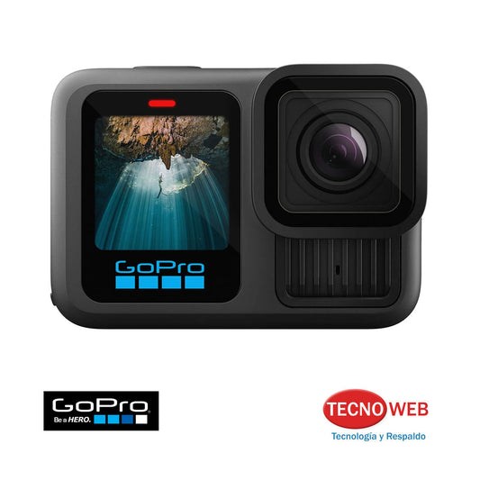 Cámara GoPro Hero 13 Black Sumergible 10 Mts - Video 5K - Estabilizador