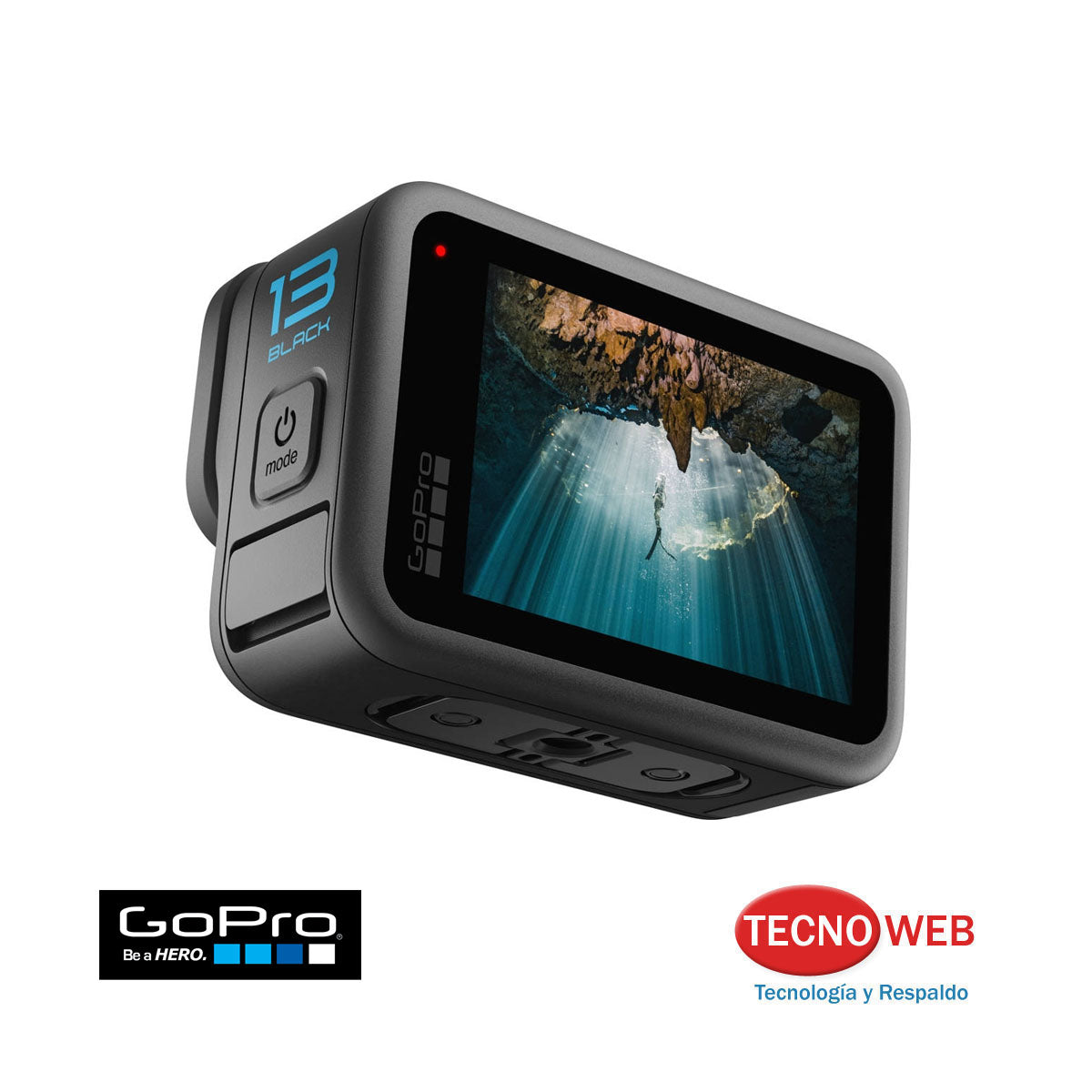 Cámara GoPro HERO13 Black con estabilización y grabación 5.3K