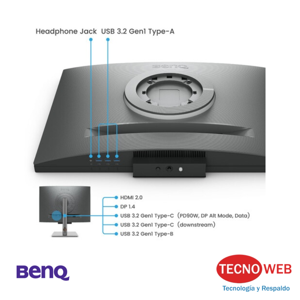 Monitor 28'' 4K+ para Programadores - Formato 3:2 - BenQ RD280U