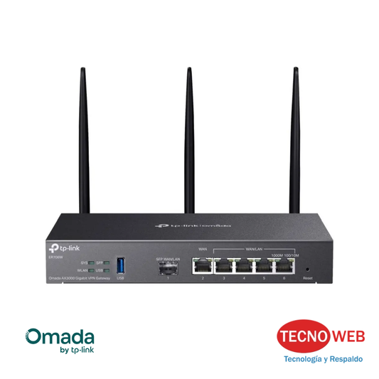 Router Wi-fi 6 Tp-link Er706w Vpn Gigabit Omada Ax3000