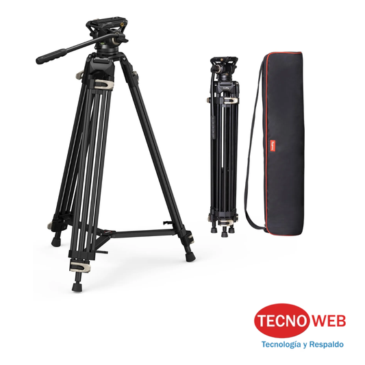 Trípode Profesional de Cabezal Fluido Video o Foto SmallRig AD-01 3751B