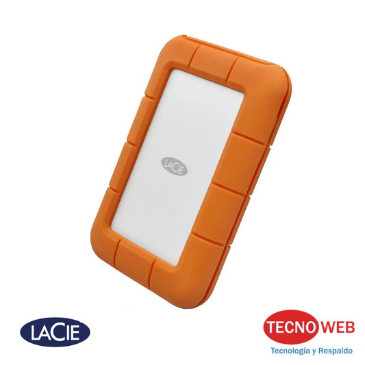 Disco Externo portátil 5 TB USB 3.2 USB-C Lacie Rugged Resistente a Golpes