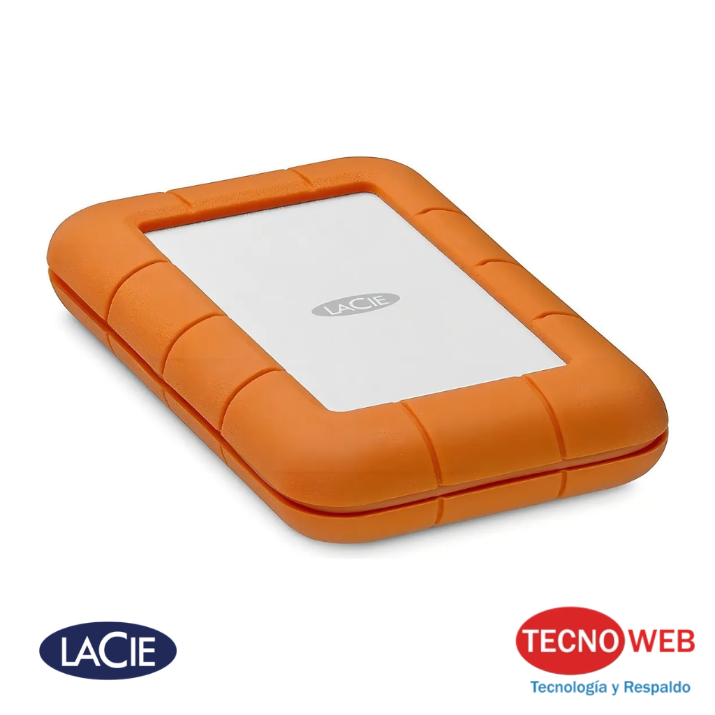 Disco Externo portátil 5 TB USB 3.2 USB-C Lacie Rugged Resistente a Golpes