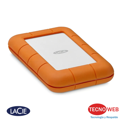 Disco Externo portátil 5 TB USB 3.2 USB-C Lacie Rugged Resistente a Golpes