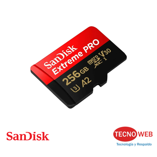 Tarjeta de Memoria de 256 GB para GoPro Micro SD Sandisk Extreme Pro