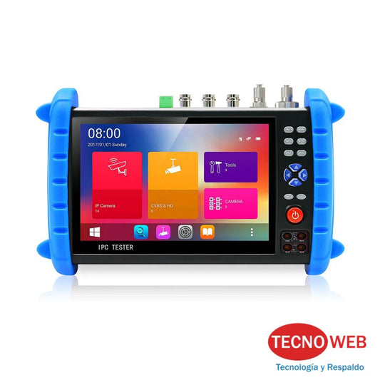 Tester Digital Camaras y Redes  7'' IPS  con Multímetro IPCXS-ACHT-MNORTV