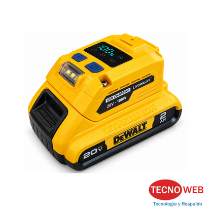 Cargador de Baterías DeWalt por USB y USB-C 65W