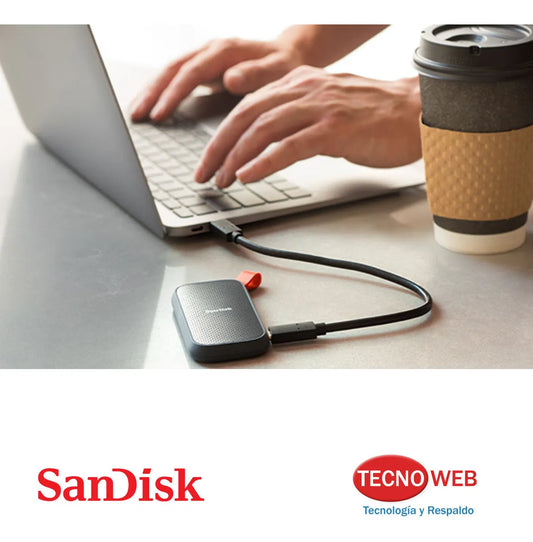 Disco Ssd Externo Portátil 1 Tb SanDisk Sdssde30-1t00-g26 Negro