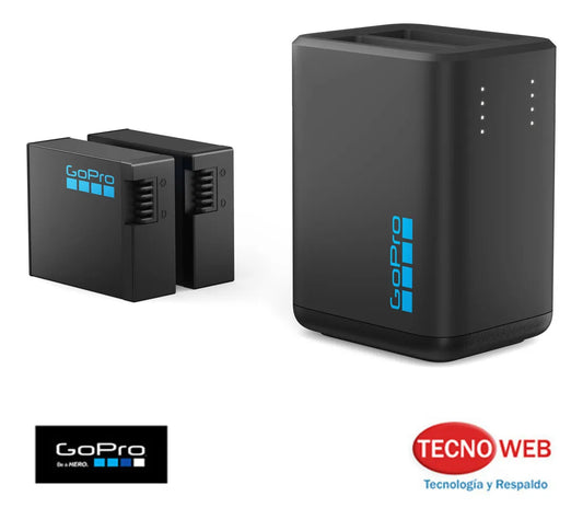 Cargador Doble de Baterías + 2 Baterías Enduro GoPro Hero 13