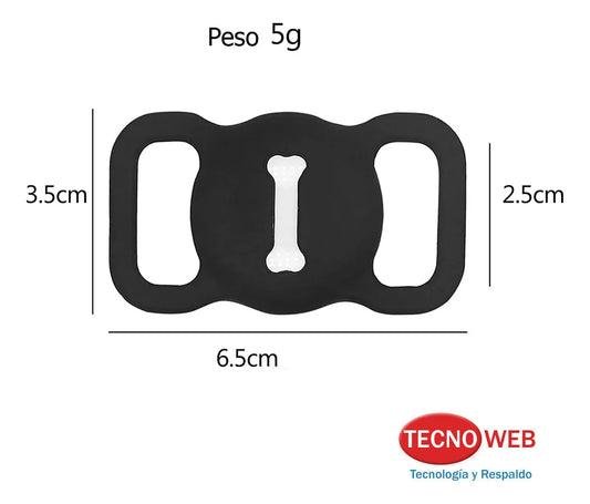 Soporte Para Airtag Para Collares De Perros Y Gatos