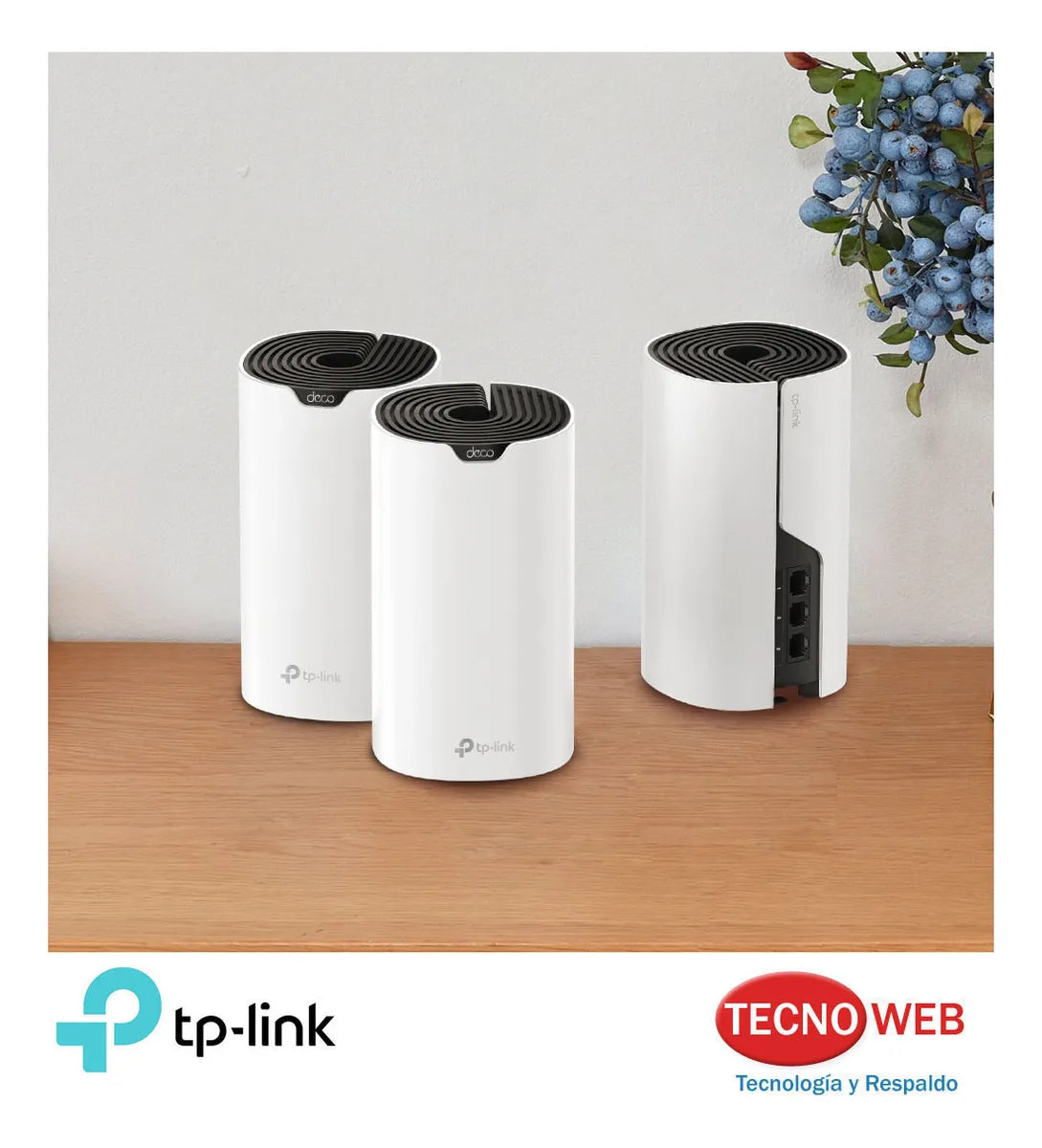 Router Wifi Mesh Gigabit 3 Unidades Tp-link Deco S7 Ac1900
