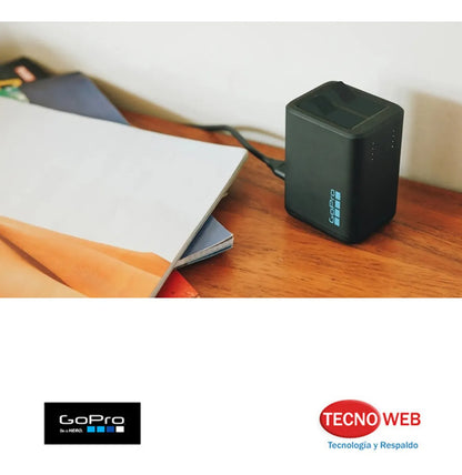 Cargador Doble de Baterías + 2 Baterías Enduro GoPro Hero 13