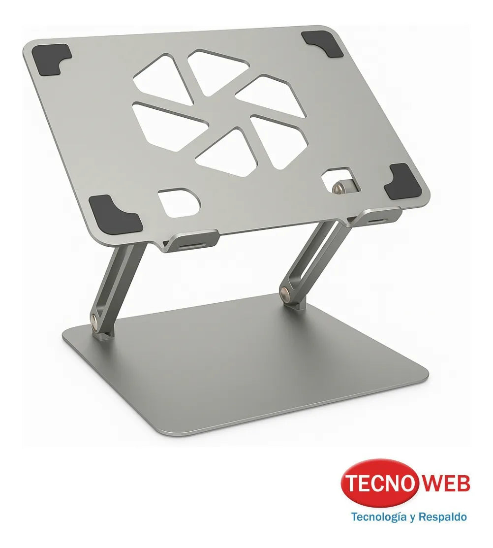 Soporte Base Regulable en altura e inclinacion  para Notebook - Material Aluminio