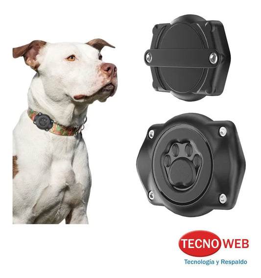 Soporte Para Airtag De Plástico Para Collar De Perro Y Gato