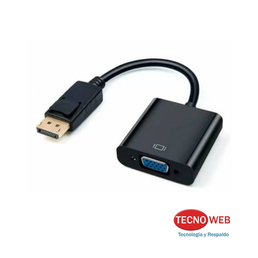 Adaptador DisplayPort M a VGA H 15cm Anbyte