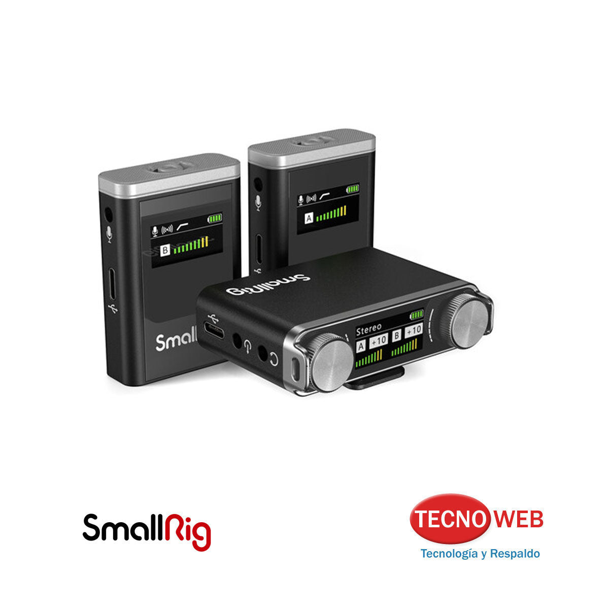 Pack De 2 Micrófonos Solaperos Inalámbricos SmallRig Forevala W60