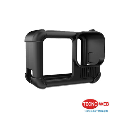 Funda De Silicona Y Correa Compatible Con GoPro Hero 9 10 11 12 y 13 Negro