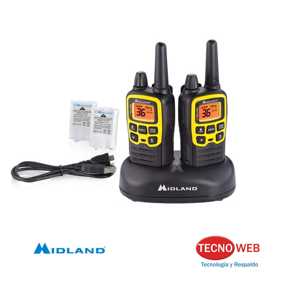 Handy Midland T61 Radio 2 Vías 4 Km 32 Canales