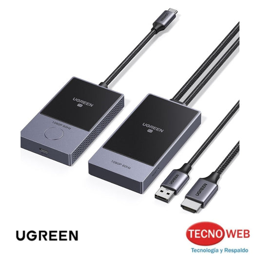 Transmisor y Receptor HDMI Inalámbrico USB-C Ugreen CM737