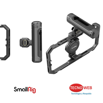 Jaula de aluminio Con Mangos Laterales Para Celulares SmallRig 4597