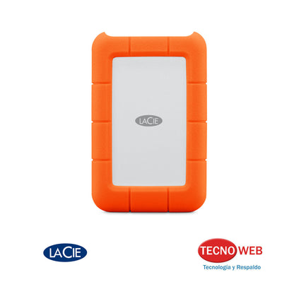 Disco Externo portátil Lacie Rugged 4 TB USB 3.2 Resistente a Golpes