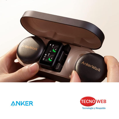 Micrófono Solapero Inalámbrico para Cámaras y celulares AnkerWork M650 Negro