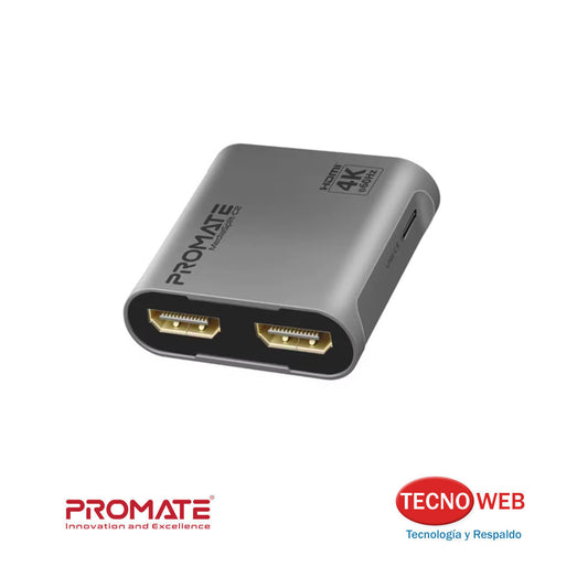 Splitter HDMI 4k 60 Hz Promate MediaSplit-C2