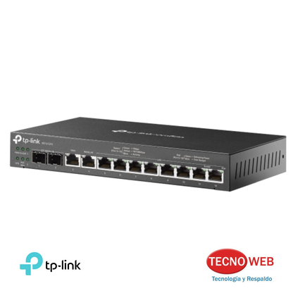 Router VPN Gigabit 3 en 1 - TP-Link Omada ER7212PC de 12 Puertos