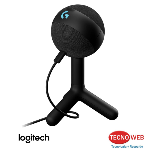 Micrófono USB Logitech G Yeti Orb RGB para Streaming y Gaming