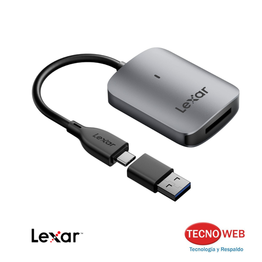 Lector de Memorias CFexpress Tipo B con USB C y USB 3.2 Lexar RW510