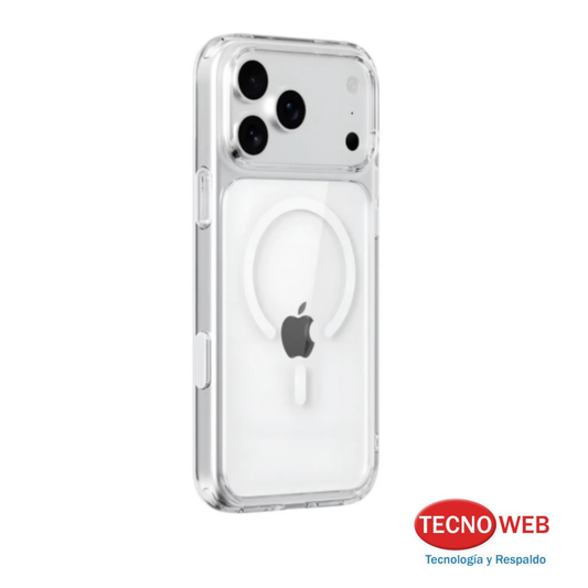 Funda MagSafe para iPhone 17 Pro Transparente/Blanca
