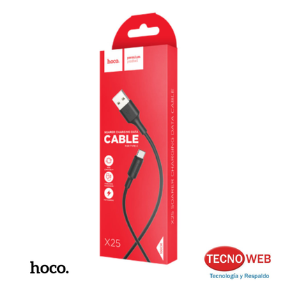 Cable USB a USB-C de Carga Rápida Hoco X25 de 1 mt