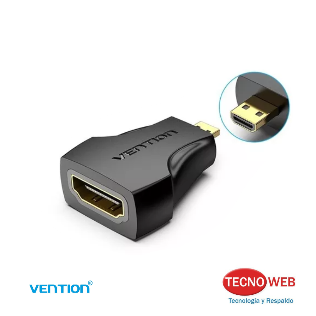 Adaptador Micro HDMI M a HDMI H Vention