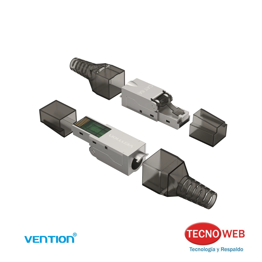 Conector Modular RJ45 Cat 6 FTP Vention