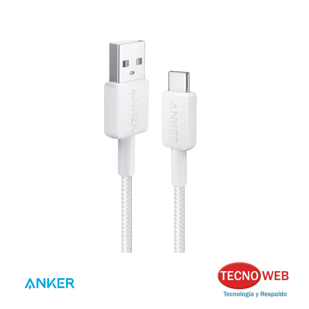 Cable USB-A a USB-C de carga rápida 1.8mts Anker