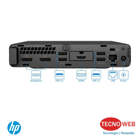 Mini Pc HP 600 G5 i5 8 GB Ram 256 SSD Win 11 Pro - REF