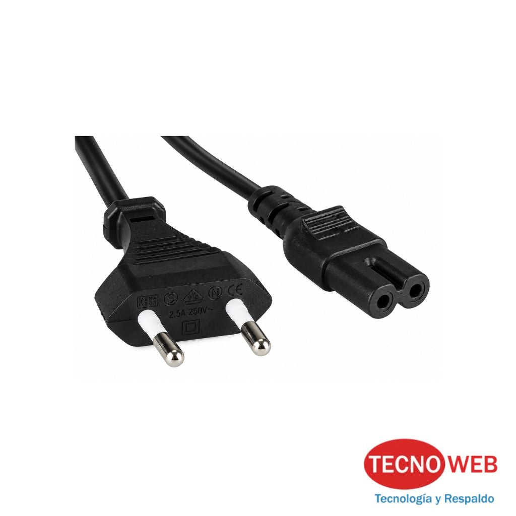 Cable de poder C7 a 2 en Linea 1.8 metros Manhattan
